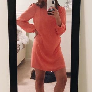 Coral dress!